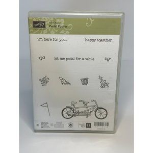 NIB Stampin’ Up! Sale-A-Bration “Pedal Pusher” Set of 11 Photopolymer Stamp Set